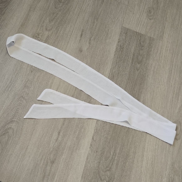 Accessories - White Fabric Belt Accessory